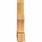 Ekena Millwork Redmond Rough Sawn Timber Gable Bracket, Western Red Cedar, 84"W x 35"H x 6"D x 6"F, 10/12 Pitch GBW084X35X0606RED00RWR - alternate 4